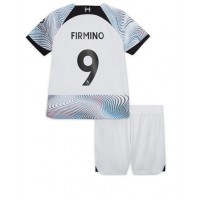 Liverpool Roberto Firmino #9 Udebanesæt Børn 2022-23 Kortærmet (+ Korte bukser)